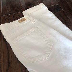 PAIGE DENIM Kylie Crop Skinny White | Size 28